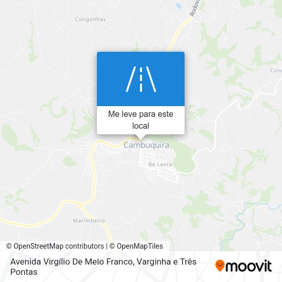 Avenida Virgílio De Melo Franco mapa