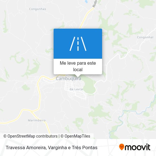 Travessa Amoreira mapa