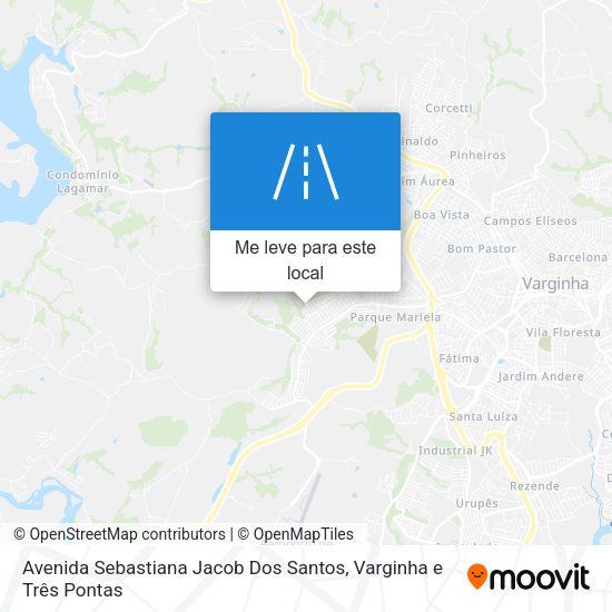 Avenida Sebastiana Jacob Dos Santos mapa