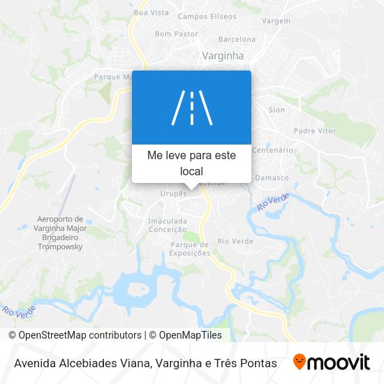 Avenida Alcebiades Viana mapa