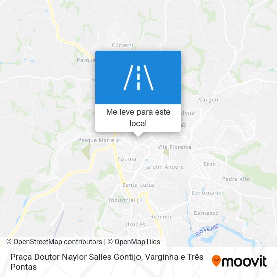 Praça Doutor Naylor Salles Gontijo mapa