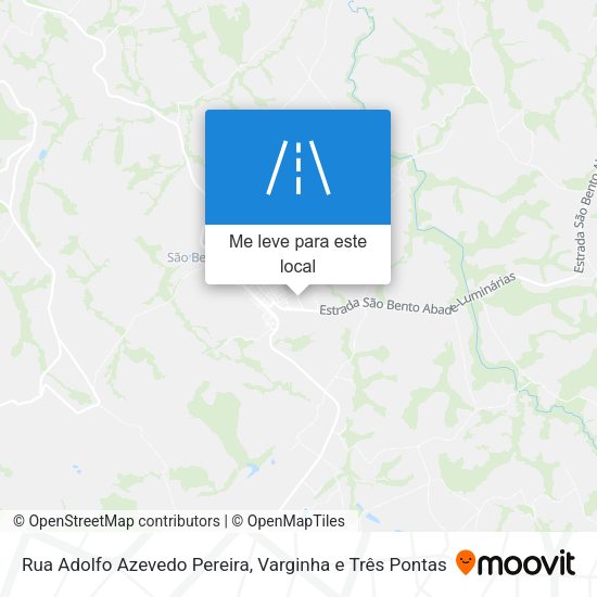 Rua Adolfo Azevedo Pereira mapa