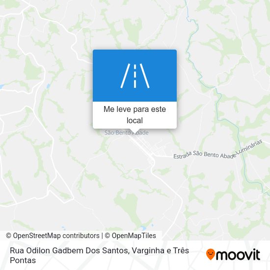 Rua Odilon Gadbem Dos Santos mapa