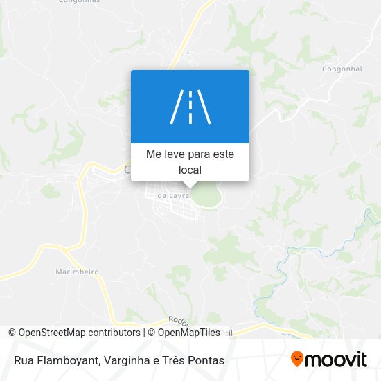 Rua Flamboyant mapa