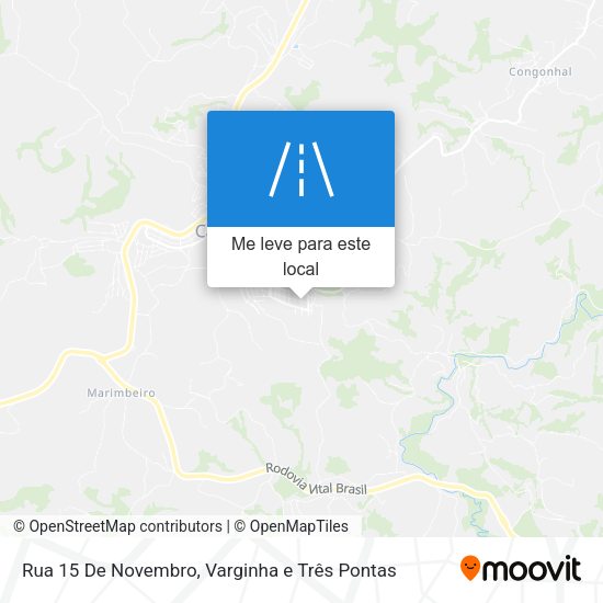 Rua 15 De Novembro mapa
