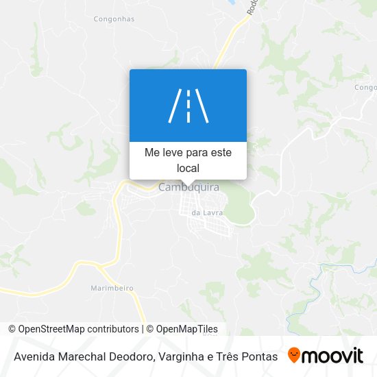 Avenida Marechal Deodoro mapa