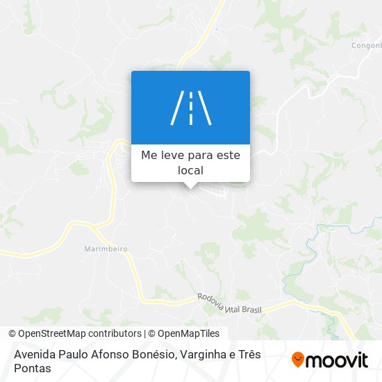 Avenida Paulo Afonso Bonésio mapa