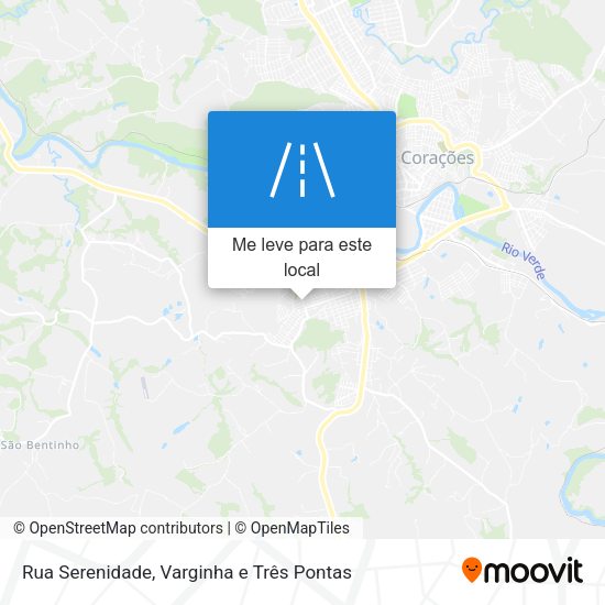 Rua Serenidade mapa