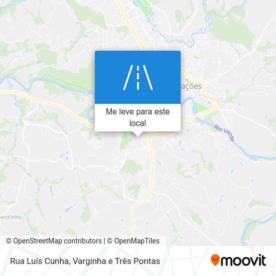 Rua Luís Cunha mapa