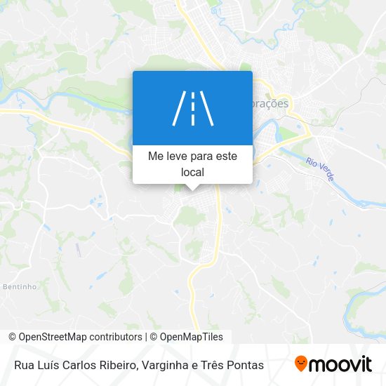 Rua Luís Carlos Ribeiro mapa