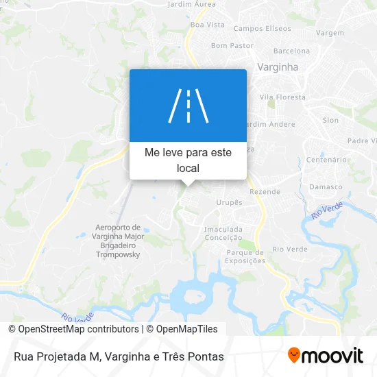 Rua Projetada M mapa