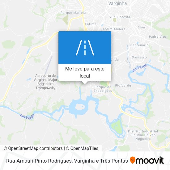 Rua Amauri Pinto Rodrigues mapa