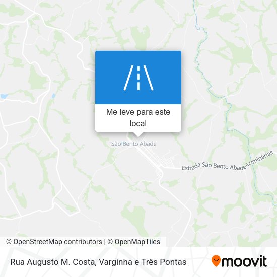 Rua Augusto M. Costa mapa