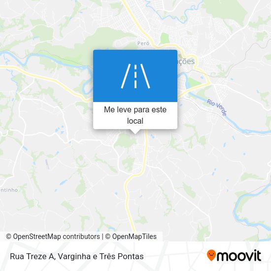 Rua Treze A mapa