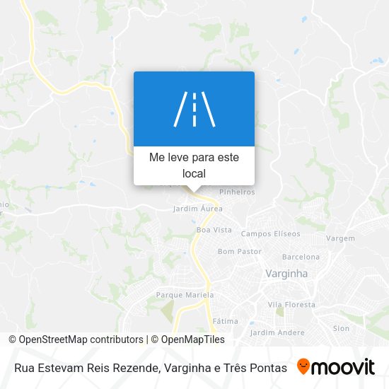 Rua Estevam Reis Rezende mapa