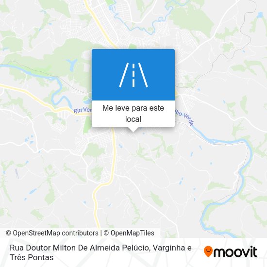 Rua Doutor Milton De Almeida Pelúcio mapa