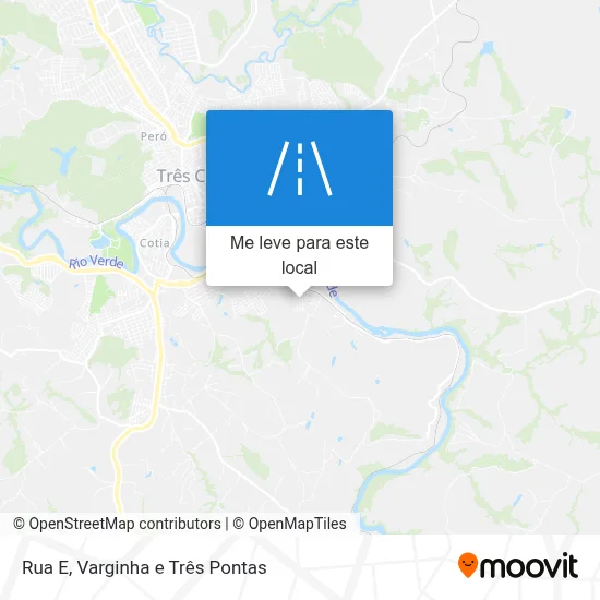 Rua E mapa