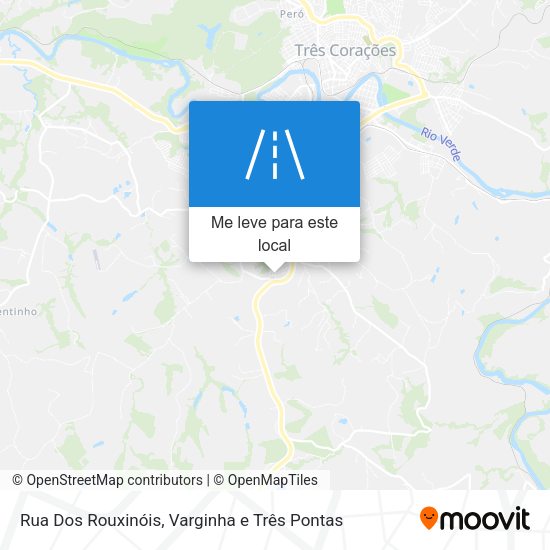 Rua Dos Rouxinóis mapa