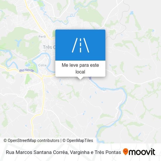 Rua Marcos Santana Corrêa mapa