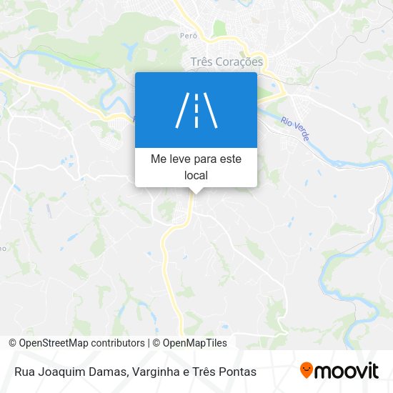 Rua Joaquim Damas mapa