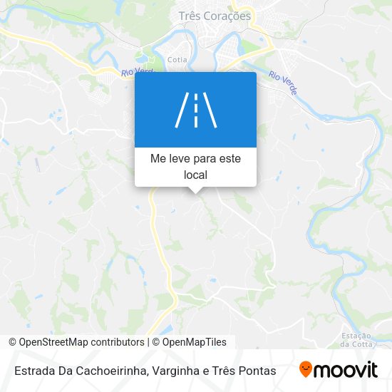 Estrada Da Cachoeirinha mapa