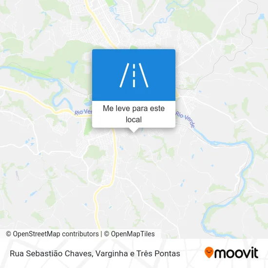 Rua Sebastião Chaves mapa