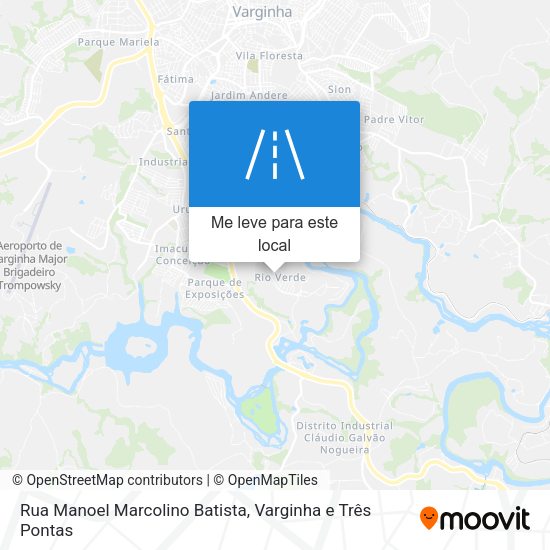 Rua Manoel Marcolino Batista mapa