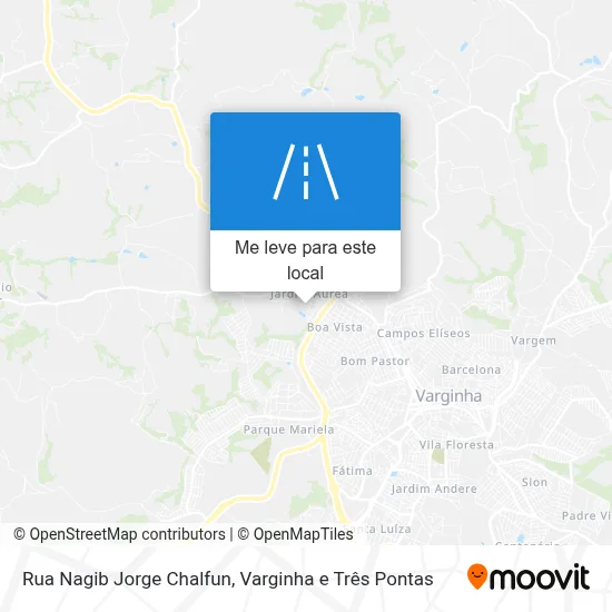 Rua Nagib Jorge Chalfun mapa