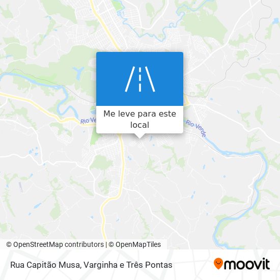 Rua Capitão Musa mapa