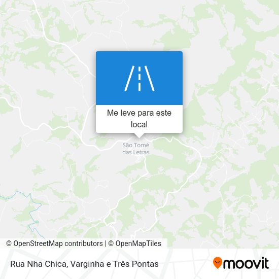 Rua Nha Chica mapa