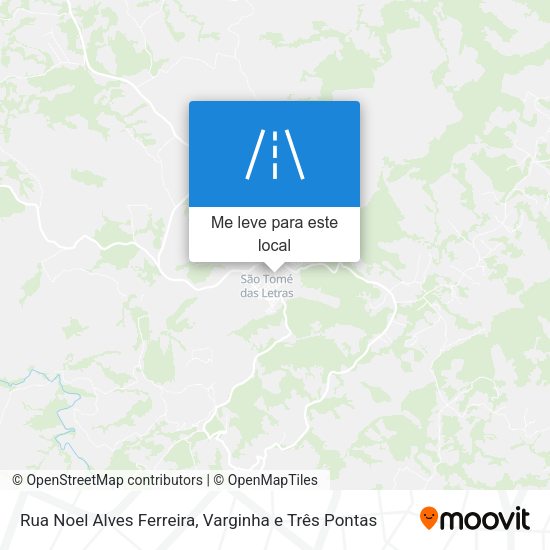 Rua Noel Alves Ferreira mapa
