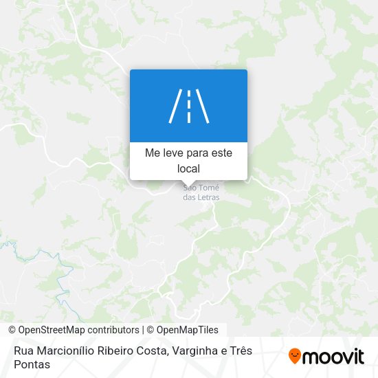 Rua Marcionílio Ribeiro Costa mapa