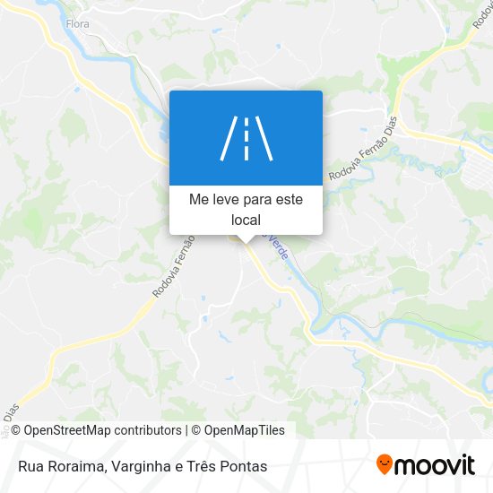 Rua Roraima mapa
