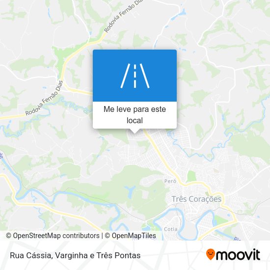 Rua Cássia mapa
