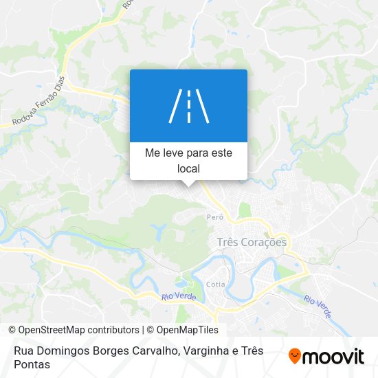 Rua Domingos Borges Carvalho mapa
