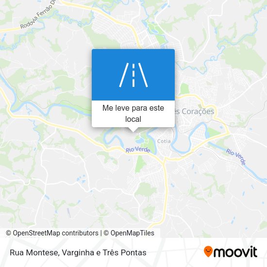 Rua Montese mapa