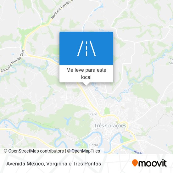 Avenida México mapa