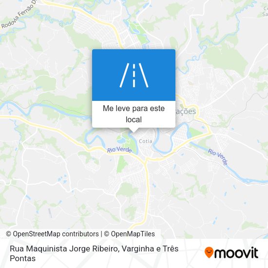 Rua Maquinista Jorge Ribeiro mapa