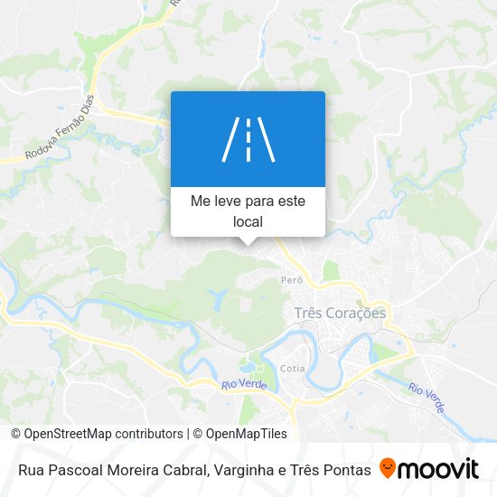 Rua Pascoal Moreira Cabral mapa