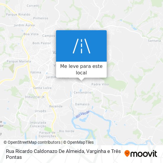 Rua Ricardo Caldonazo De Almeida mapa