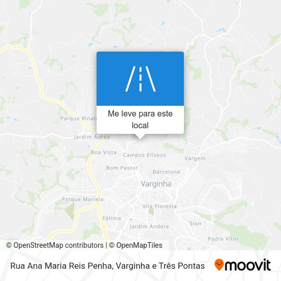 Rua Ana Maria Reis Penha mapa