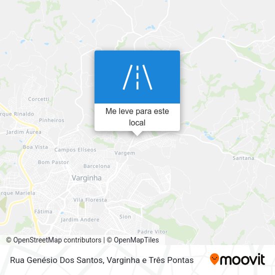 Rua Genésio Dos Santos mapa