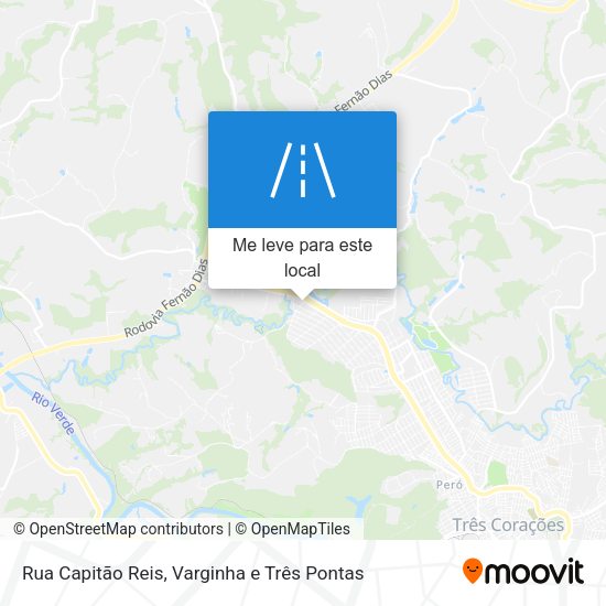Rua Capitão Reis mapa