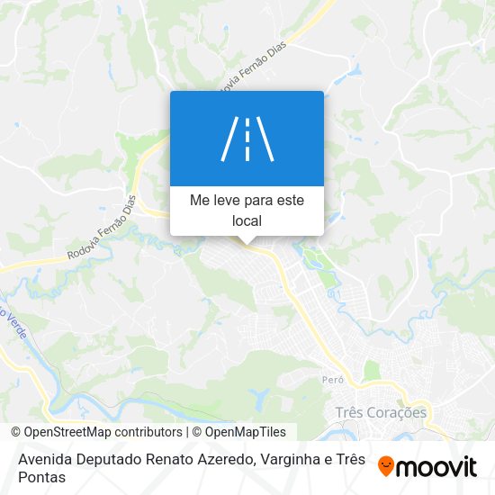 Avenida Deputado Renato Azeredo mapa