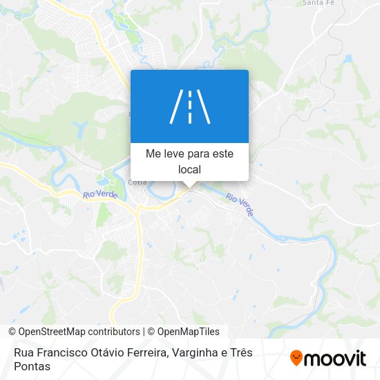 Rua Francisco Otávio Ferreira mapa