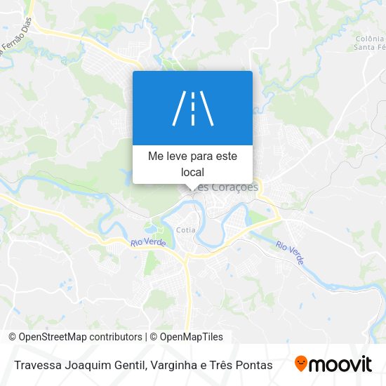 Travessa Joaquim Gentil mapa