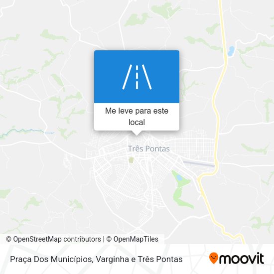 Praça Dos Municípios mapa