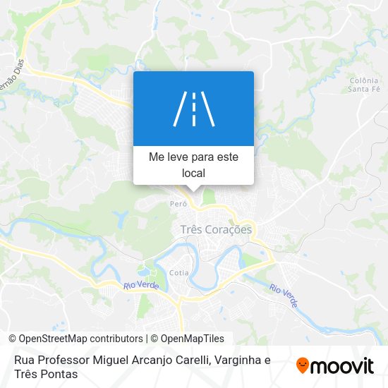 Rua Professor Miguel Arcanjo Carelli mapa