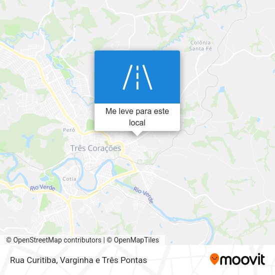 Rua Curitiba mapa