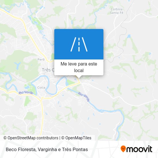 Beco Floresta mapa